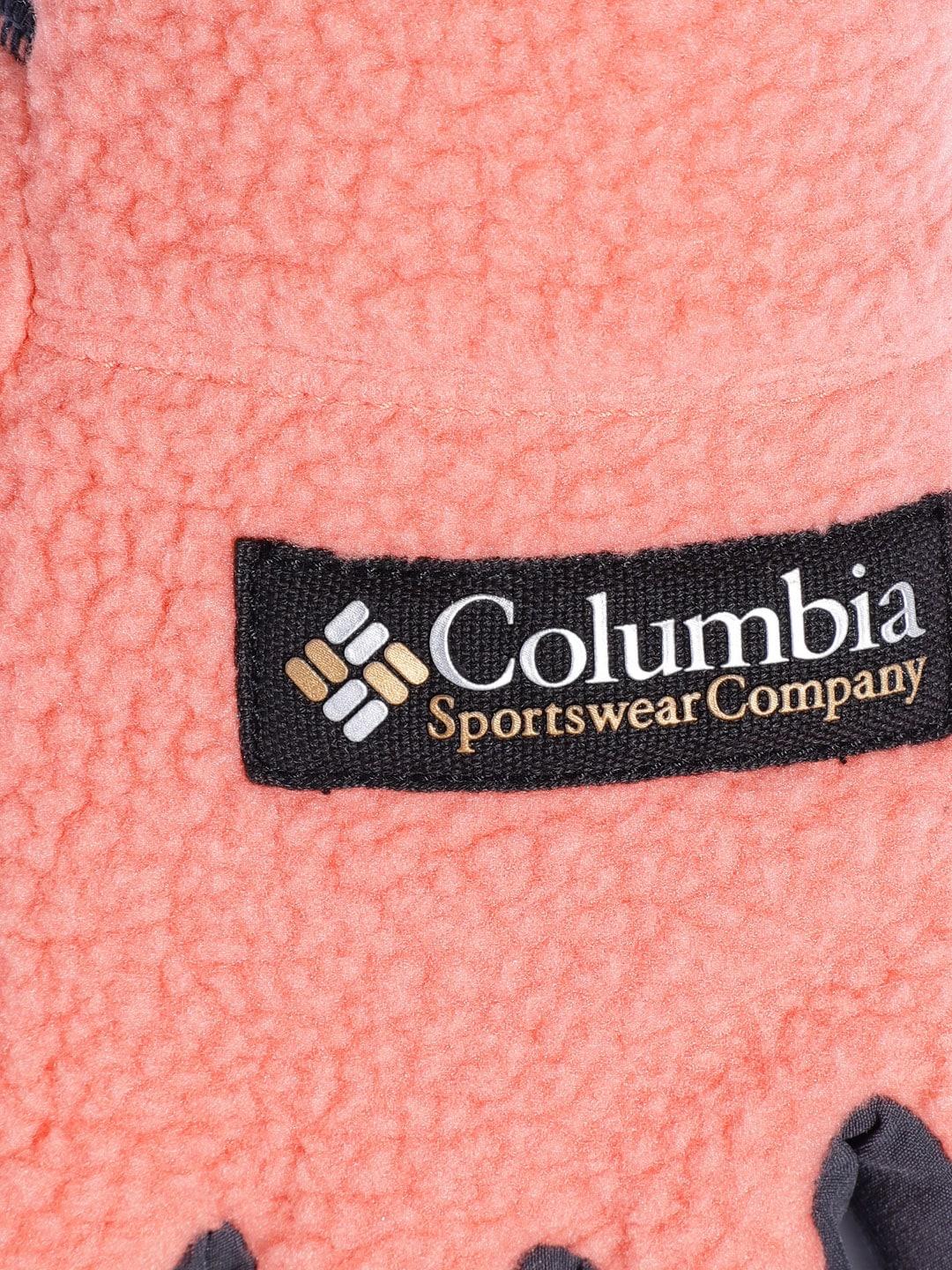 Columbia Women Orange Helvetia Sherpa Gloves
