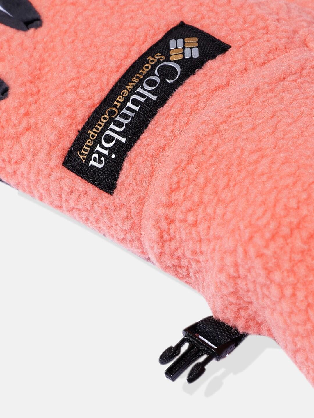 Columbia Women Orange Womens Helvetia Sherpa Glove