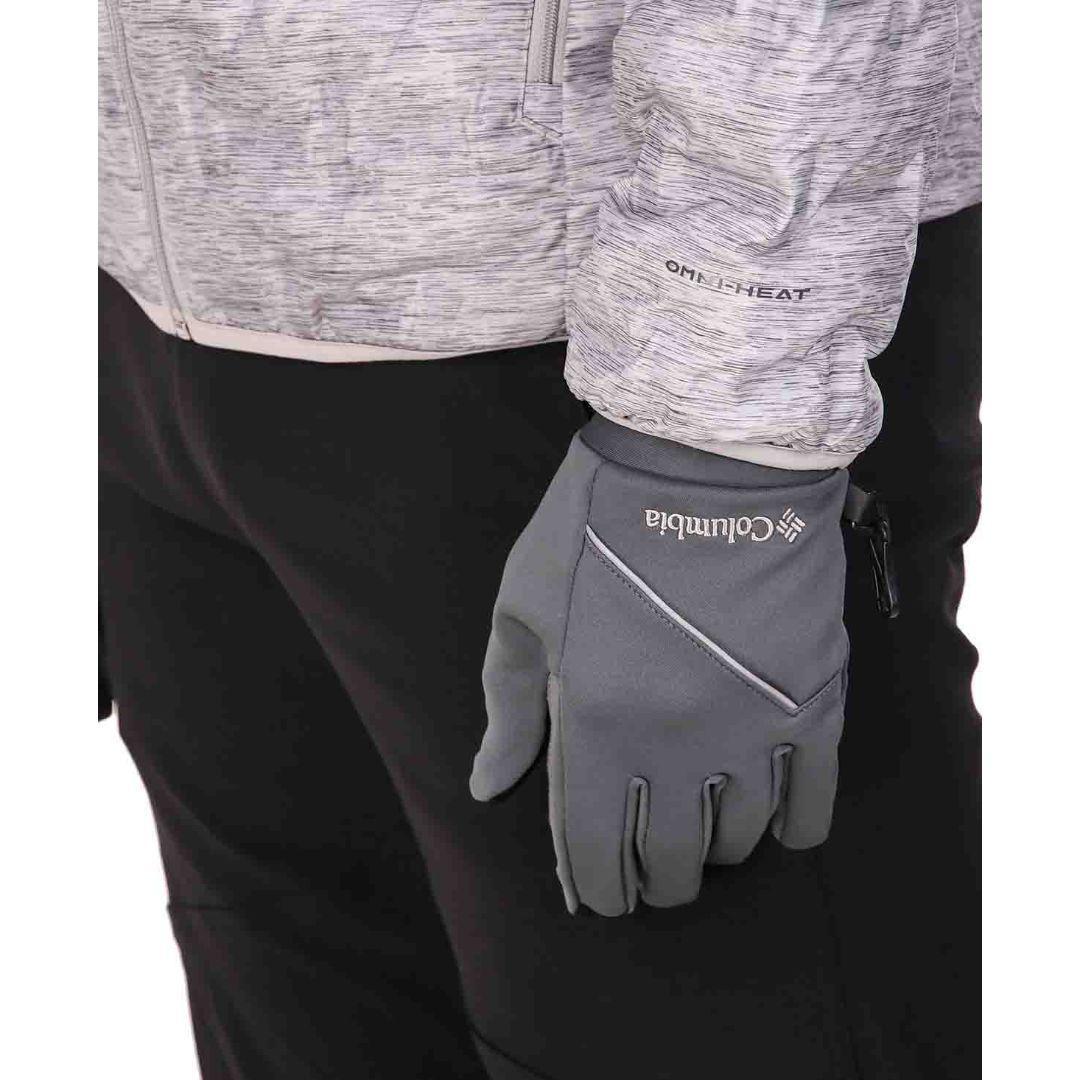 Columbia Men Grey M Trail Summit Running Glove