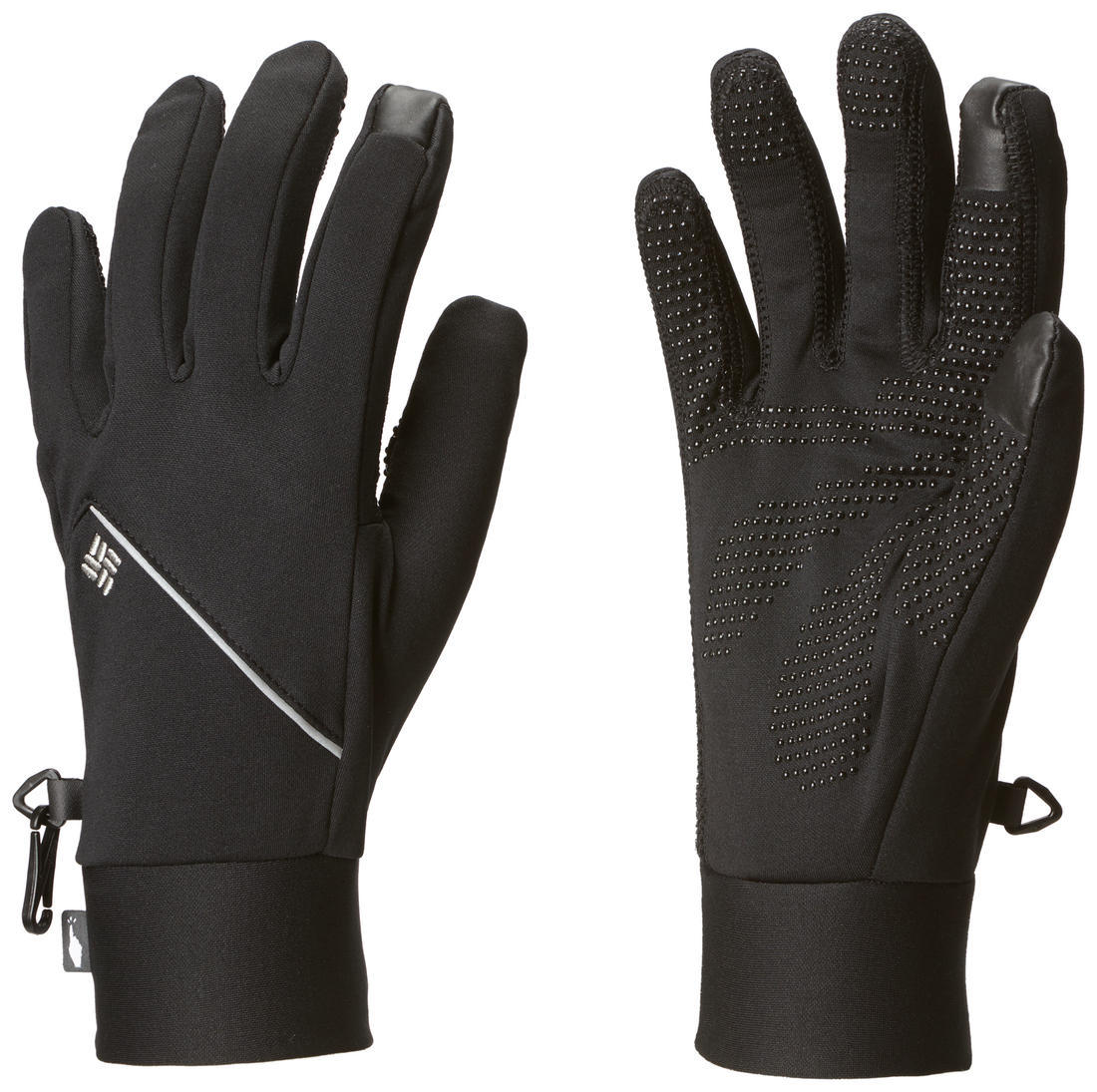 Columbia Men Black M Trail Summit Running Glove