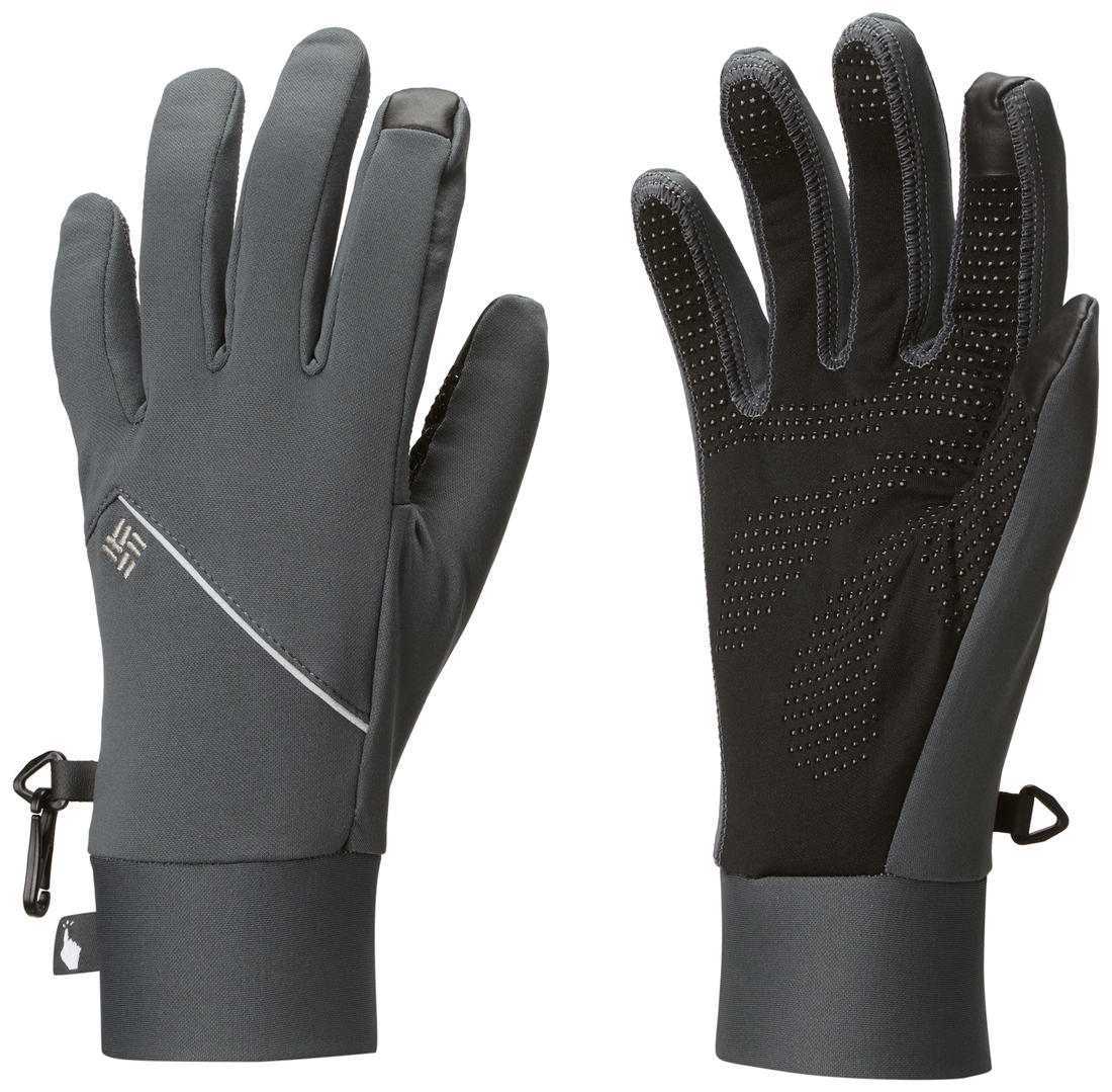 Columbia Men Grey M Trail Summit Running Glove