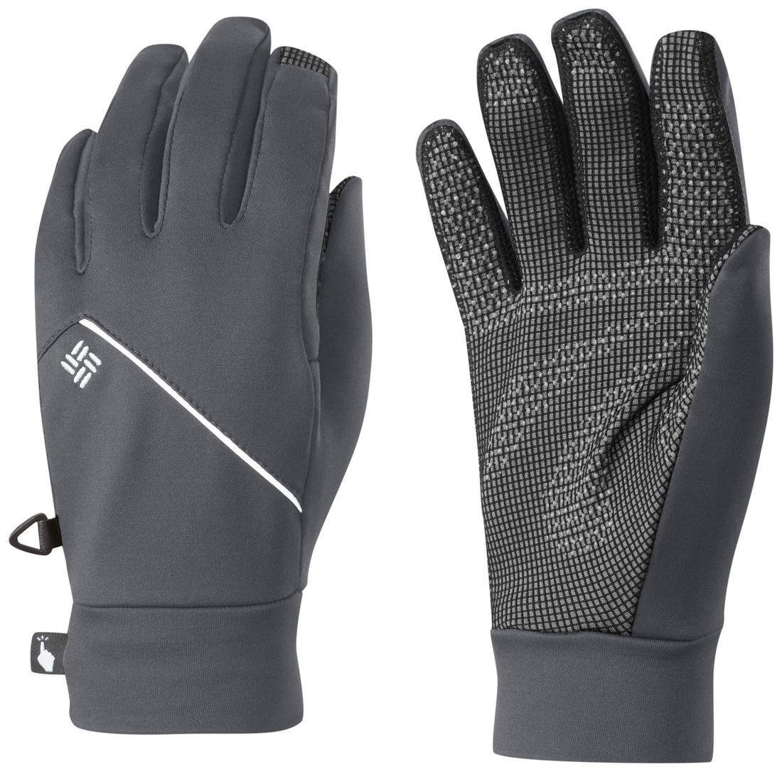 Columbia Men Grey M Trail Summit Running Glove