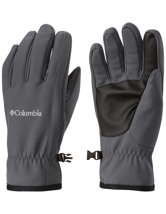 Columbia Men Grey M Ascender Softshell Glove
