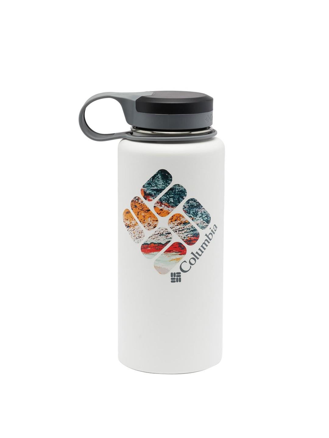 Columbia Unisex White Stainless Steel Insulated Vacuum Hydration Water Bottle
