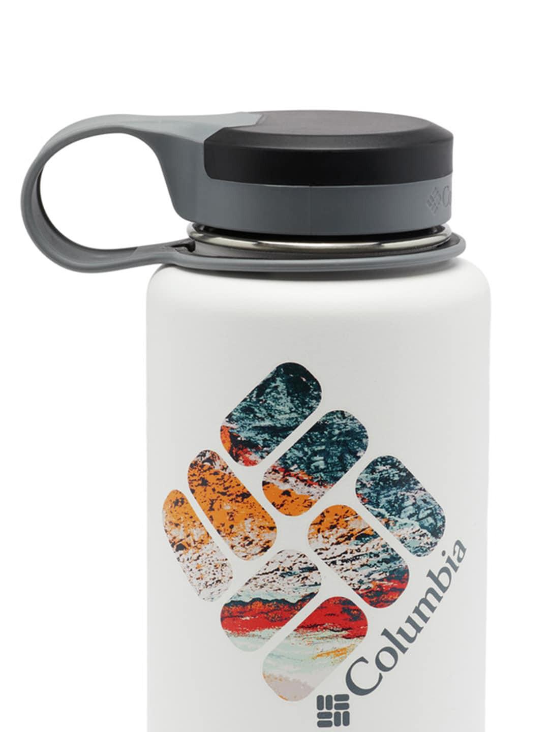 Columbia Unisex White Stainless Steel Insulated Vacuum Hydration Water Bottle