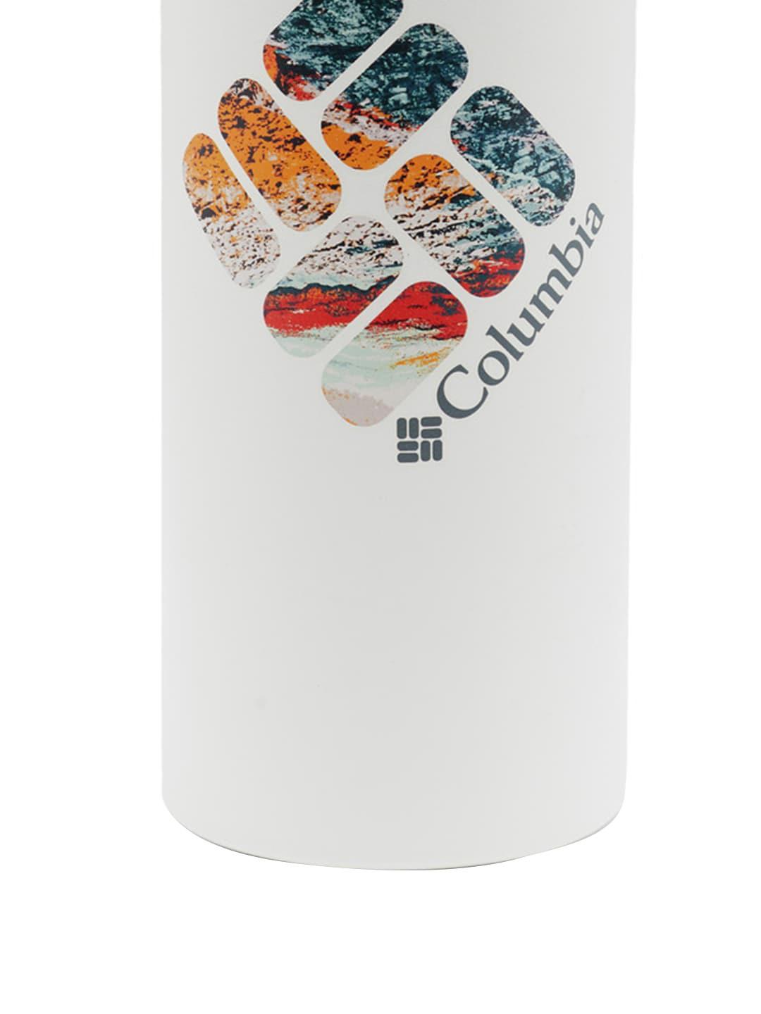 Columbia Unisex White Stainless Steel Insulated Vacuum Hydration Water Bottle
