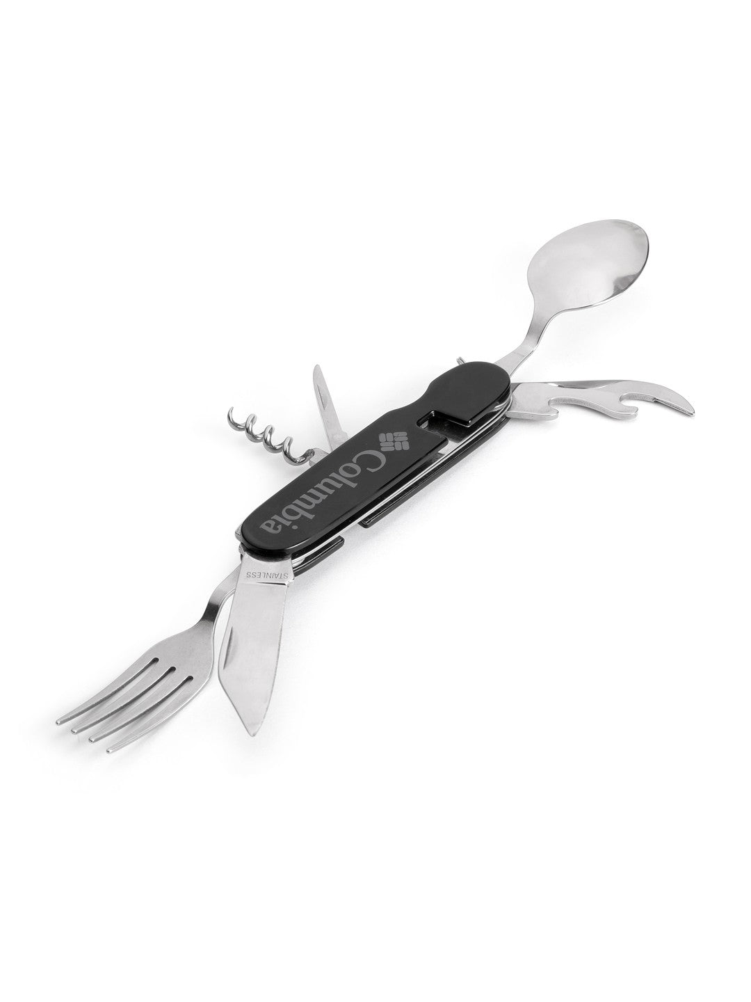 Columbia Unisex Black 7 Function Foldable Utensil