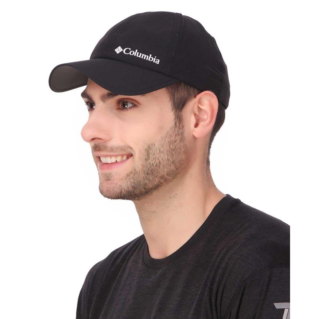 Columbia Unisex Black Silver Ridge III Ball Cap (Sun Protection)