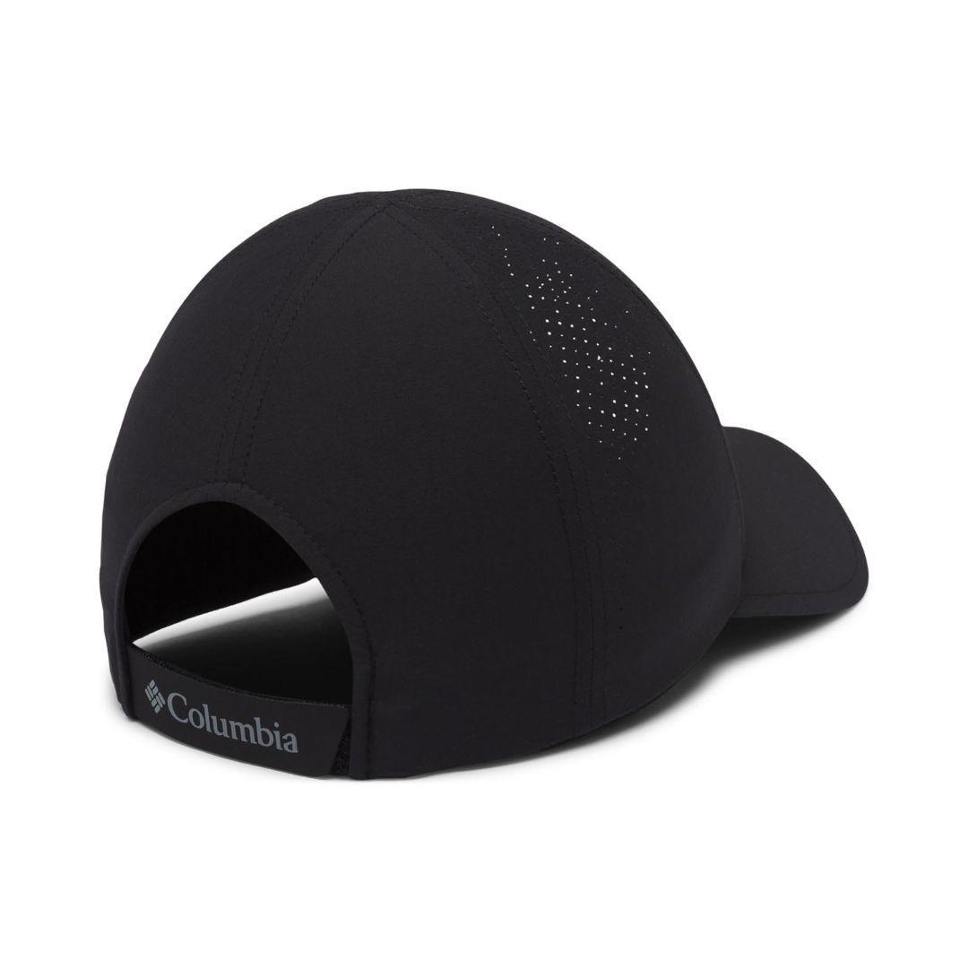Columbia Unisex Black Silver Ridge III Ball Cap (Sun Protection)