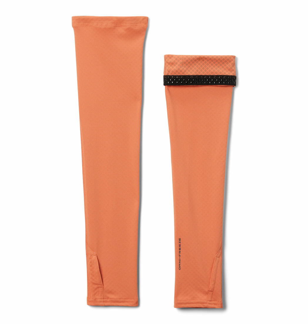 Columbia Unisex Orange Freezer Zero II Arm Sleeves