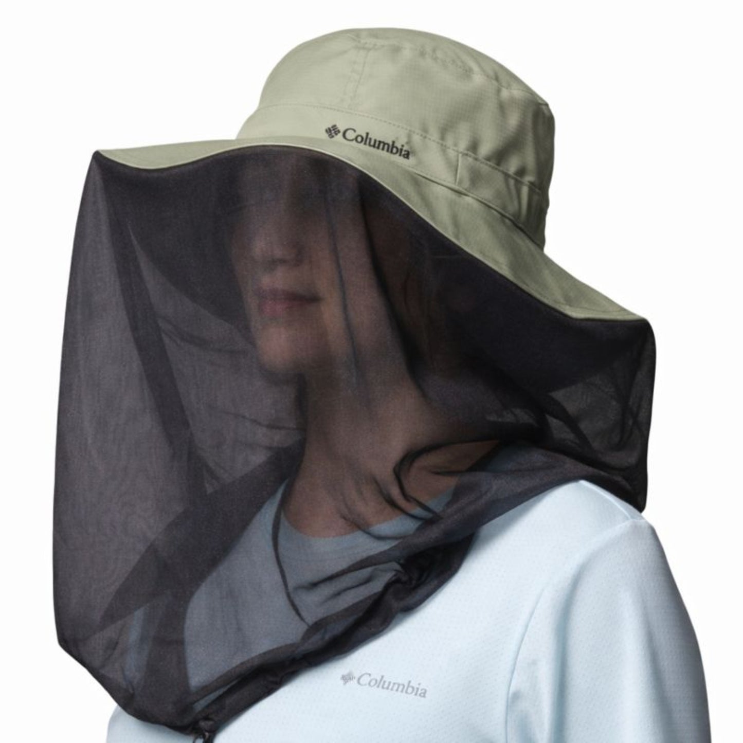 Columbia Unisex Green Omni-Shade No See Um Mesh Booney Hat for Outdoor Protection