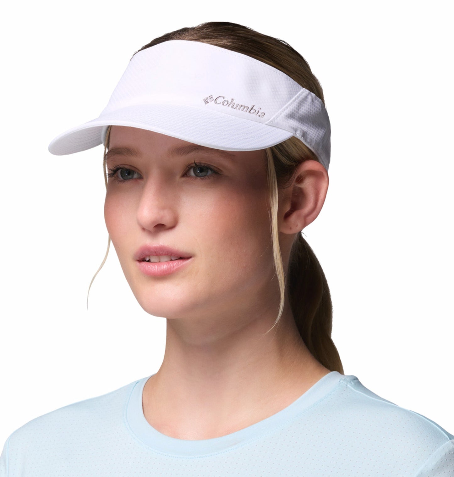 Columbia Unisex Omni-Freeze Coolhead White Visor – Lightweight Sun Protection