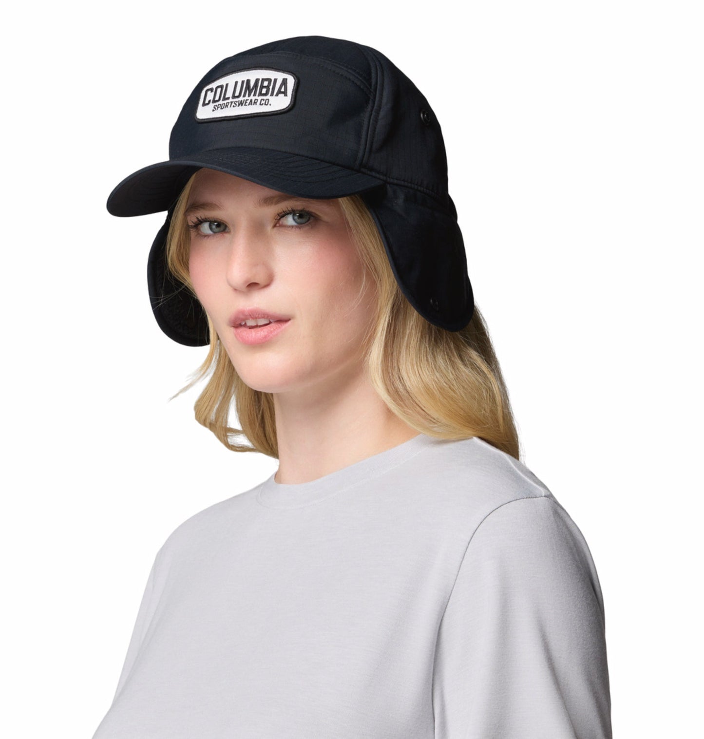 Columbia Unisex Black Omni-Shield Landroamer Ear Flap Cap