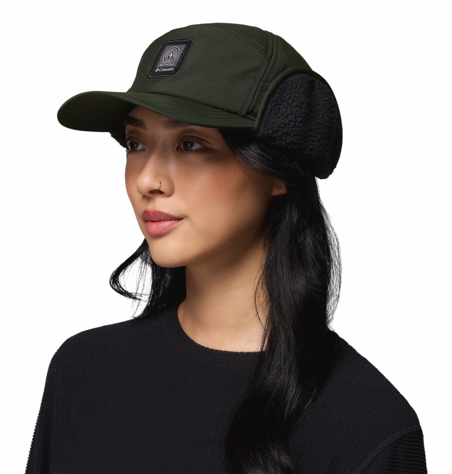 Columbia Unisex Green Landroamer Ear Flap Cap