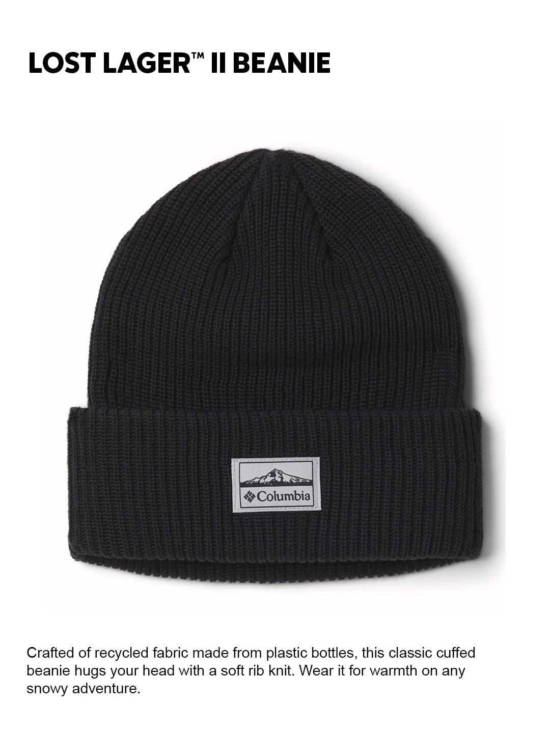 Columbia Unisex Black  Lost Lager II Beanie