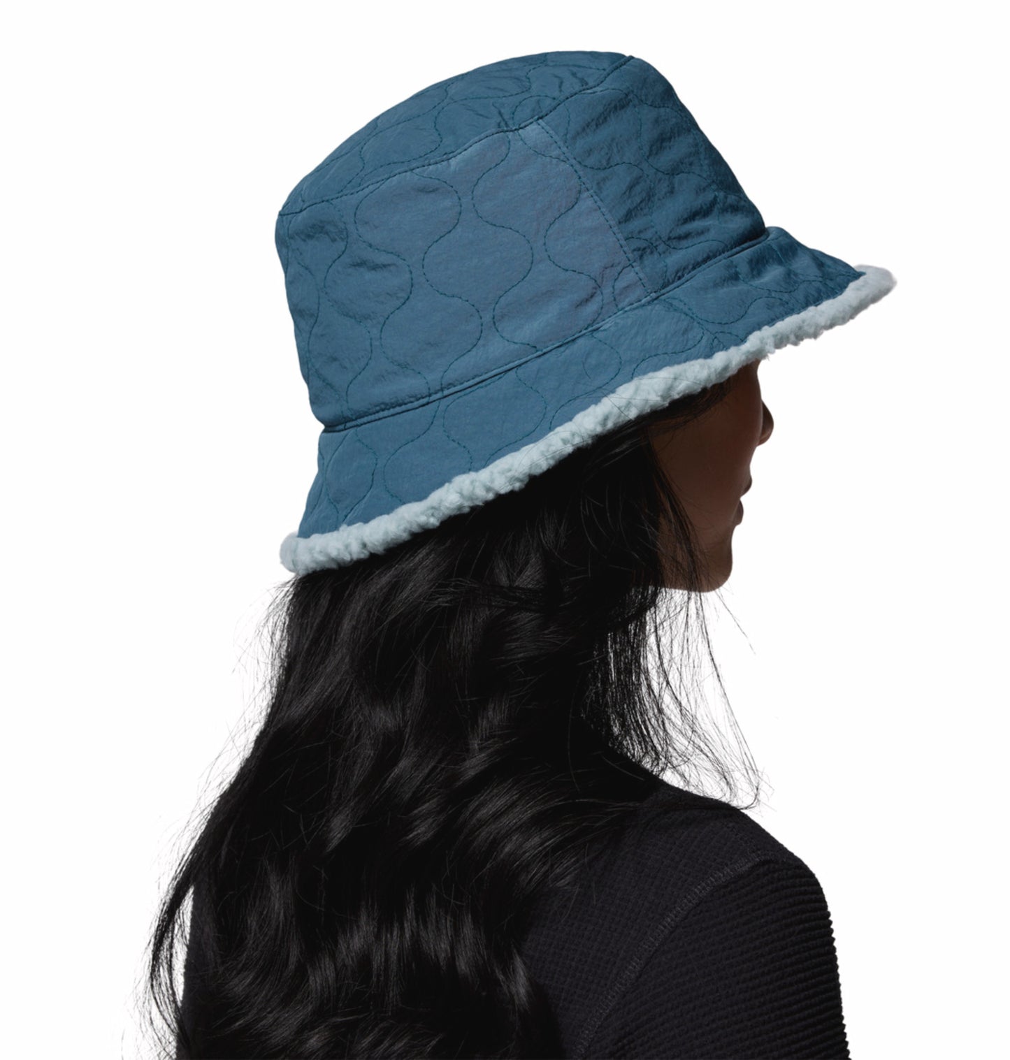 Columbia Unisex Blue Omni-Shield Winter Pass II Reversible Bucket Hat