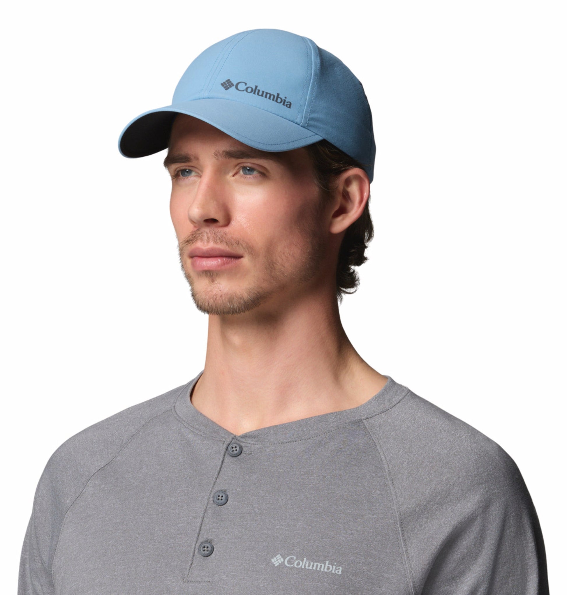 Columbia Unisex Blue Omni-Shade Silver Ridge IV Ball Cap