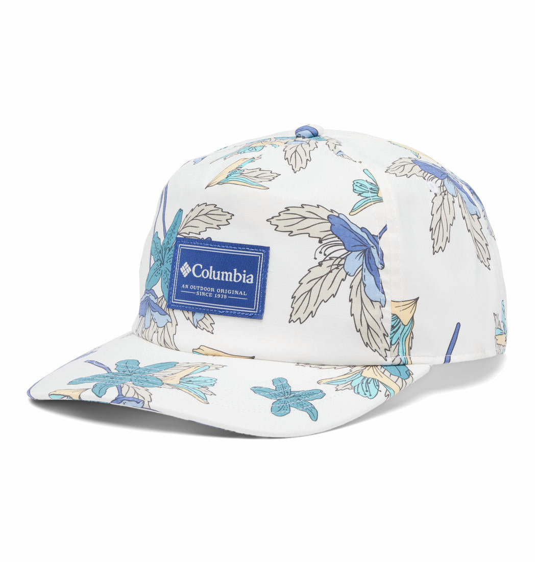 Columbia Unisex White Punchbowl Printed Snap Back Cap
