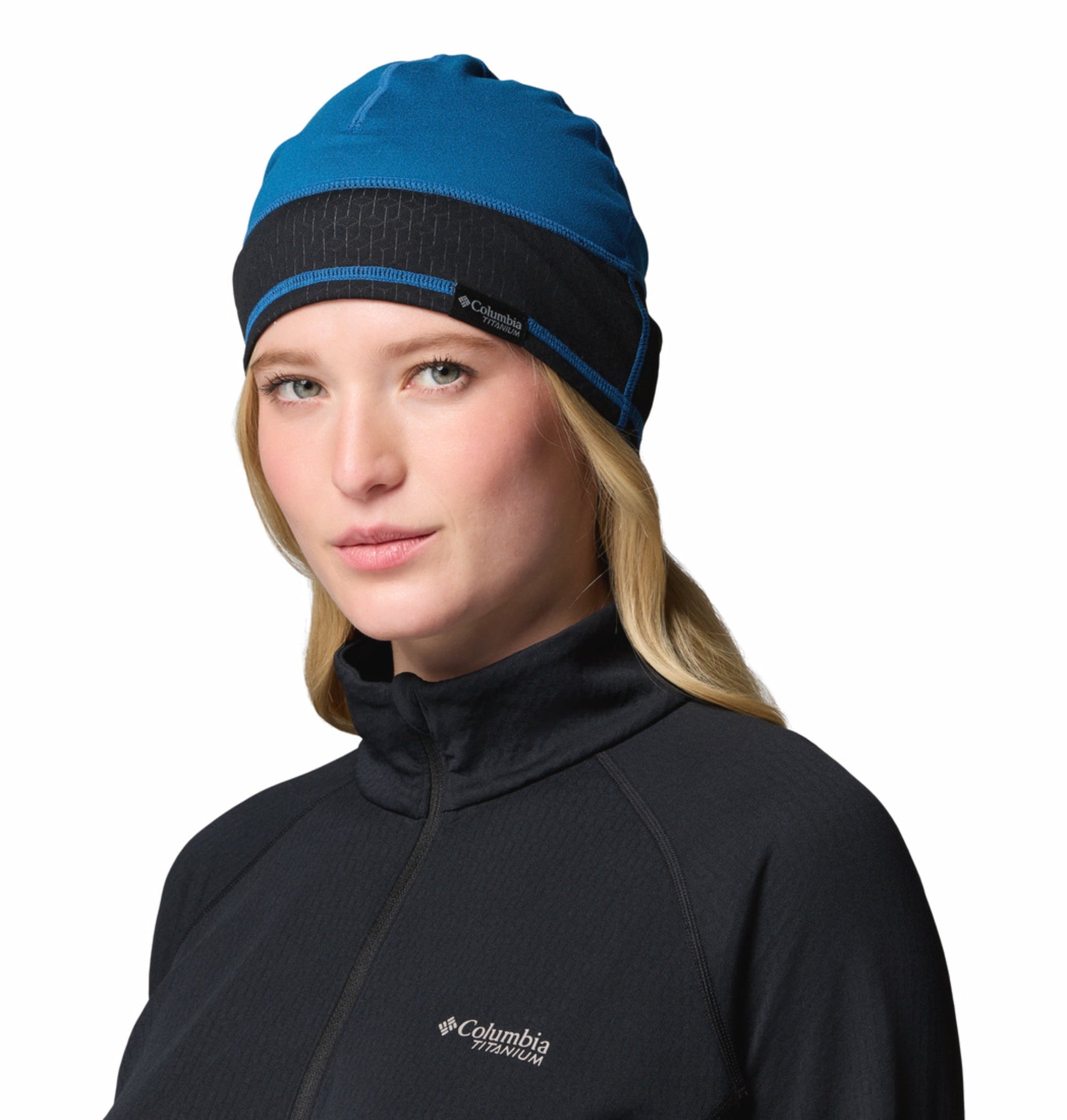 Columbia Unisex Blue Omni-Wick Titanium Performance Beanie