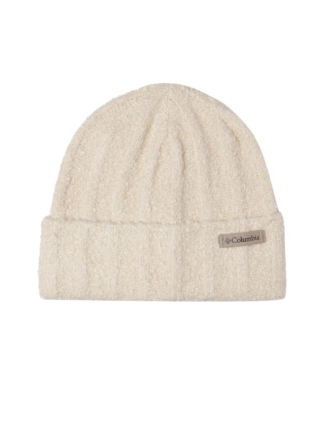 Columbia Unisex White Slowcamp Cuffed Beanie
