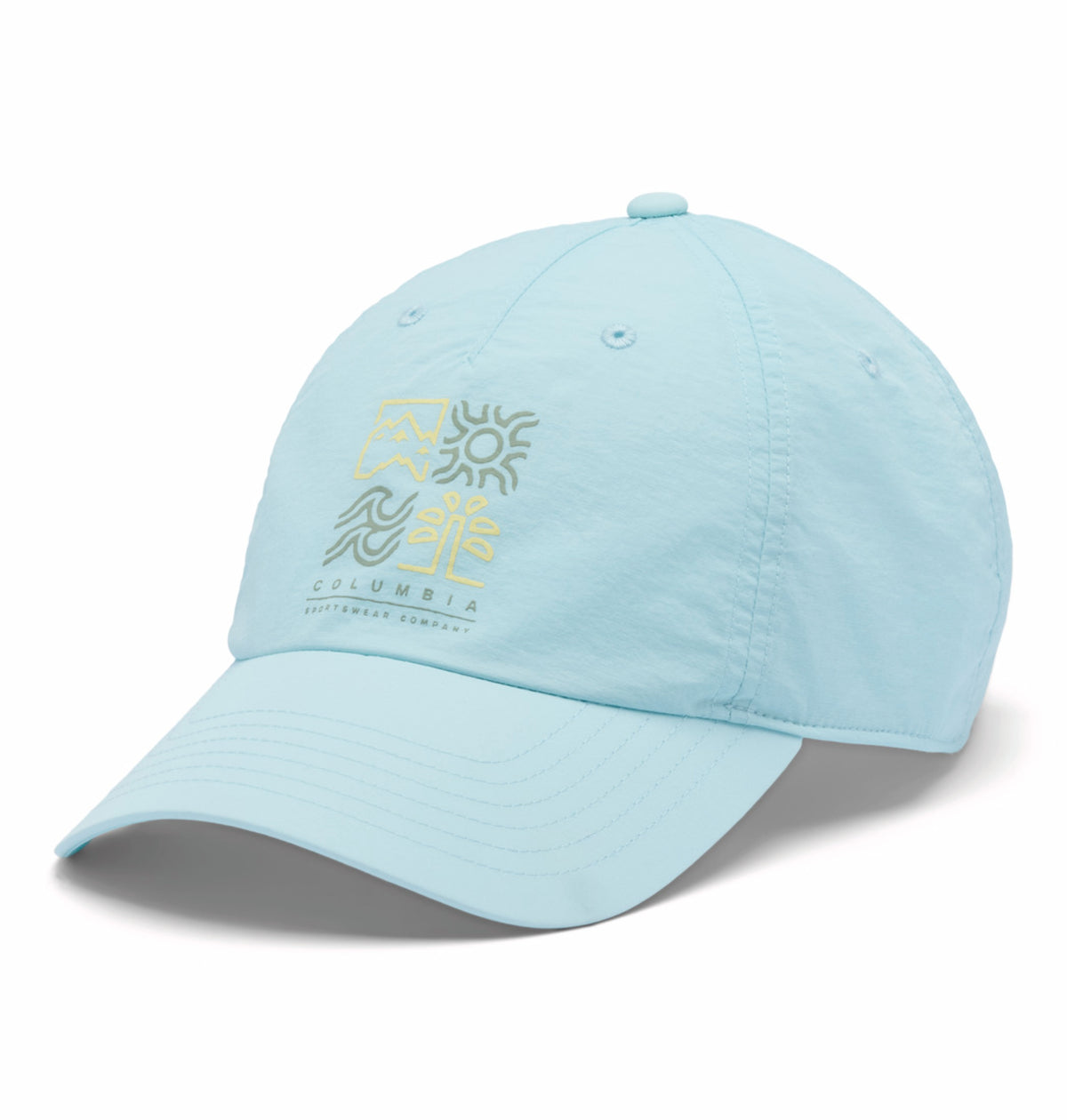 Columbia Unisex Blue Omni-Shade Spring Canyon II Ball Cap for Ultimate Sun Defense