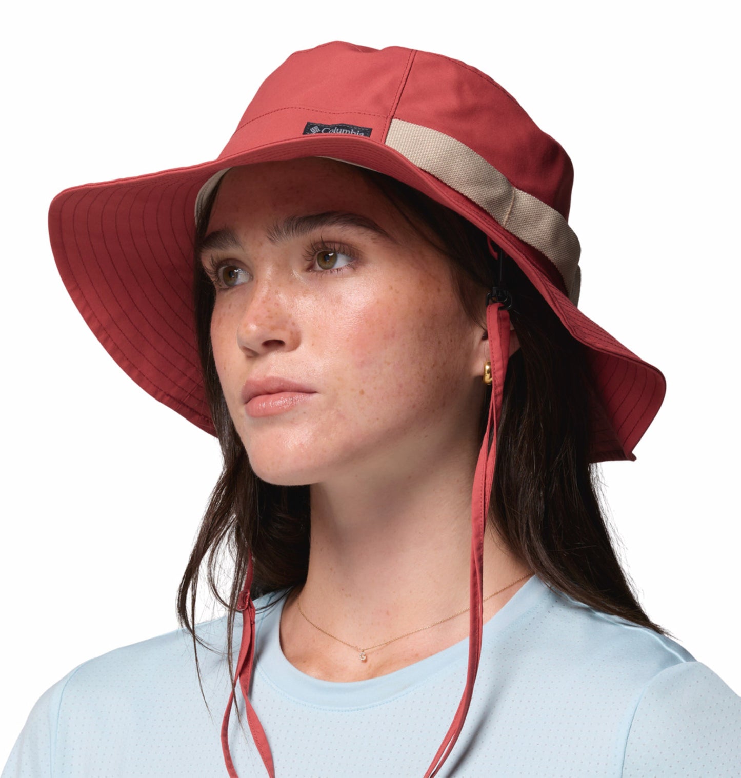 Columbia Unisex Pink Omni-Freeze Packable Bucket Hat - Cool Comfort