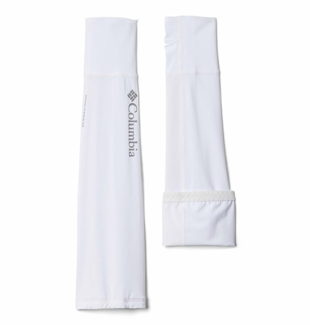 Columbia Unisex White Chill River II Arm Sleeves