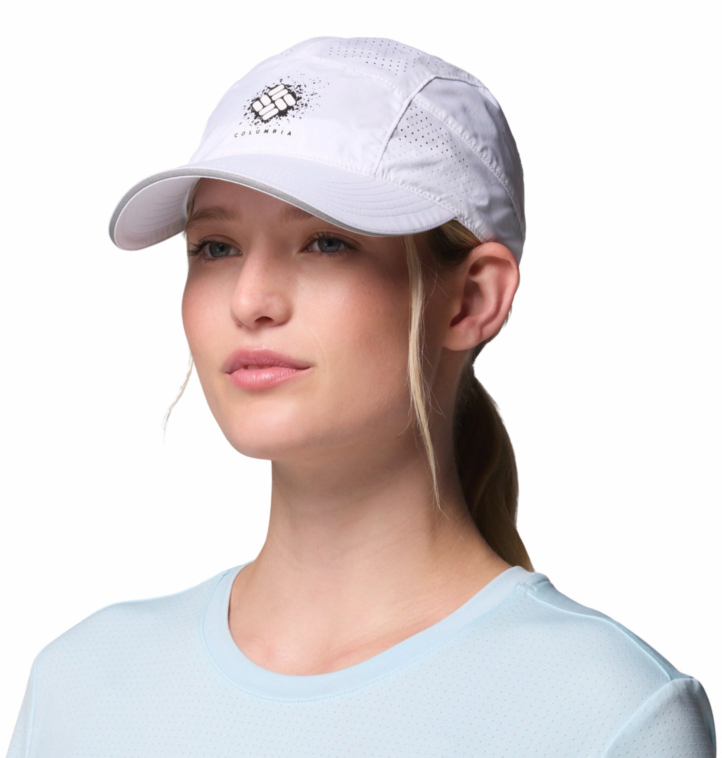Columbia Omni-Freeze Speed White Trail Ball Cap for Unisex