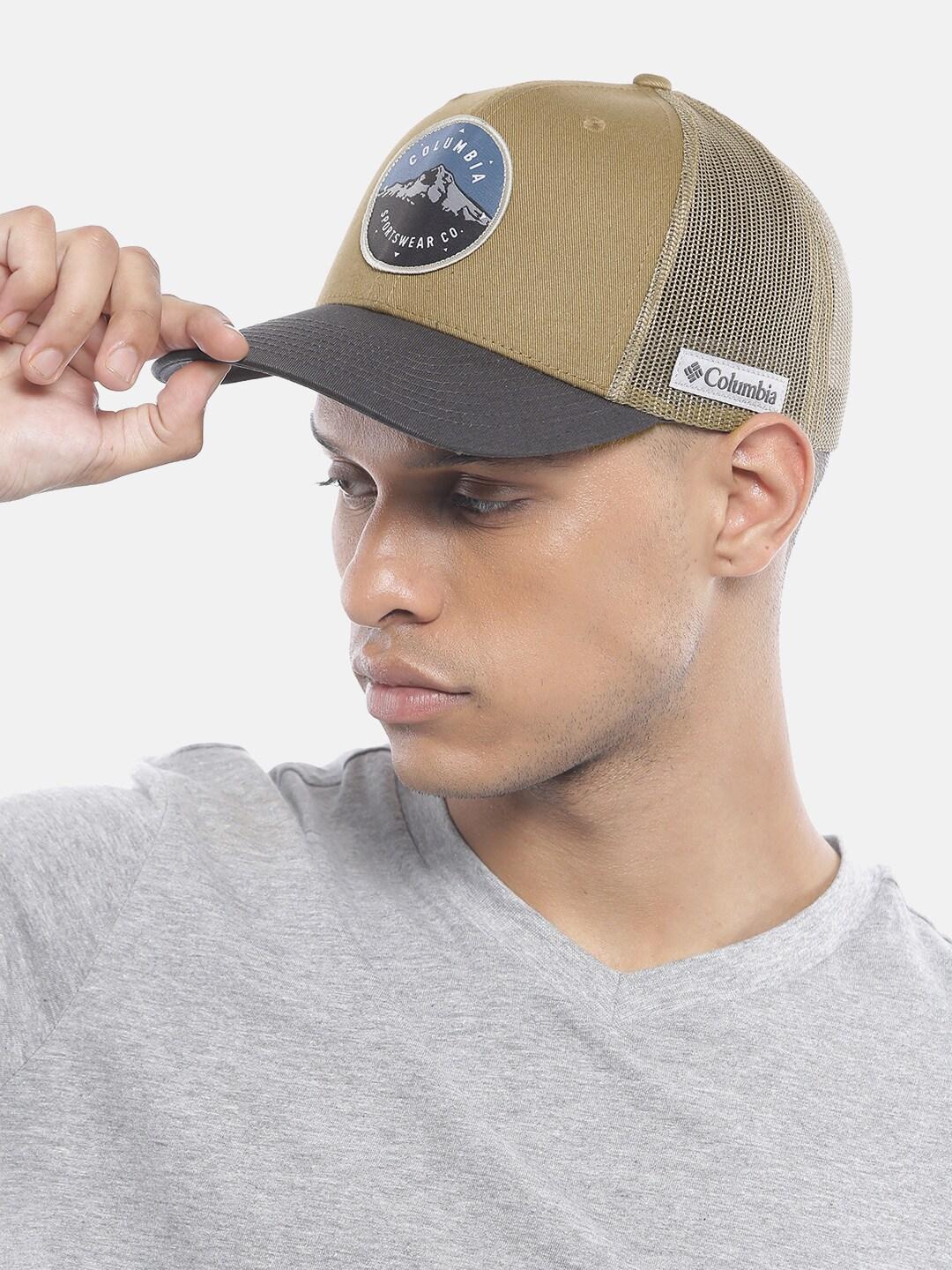 Columbia Unisex Brown Columbia Mesh Snap Back - High