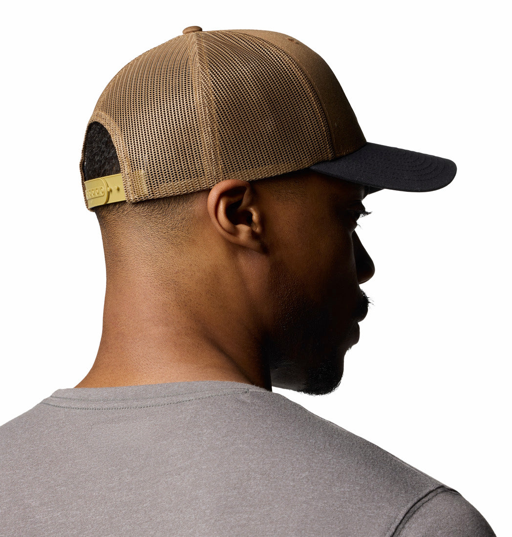 Columbia Unisex Brown Columbia Mesh Snap Back - High