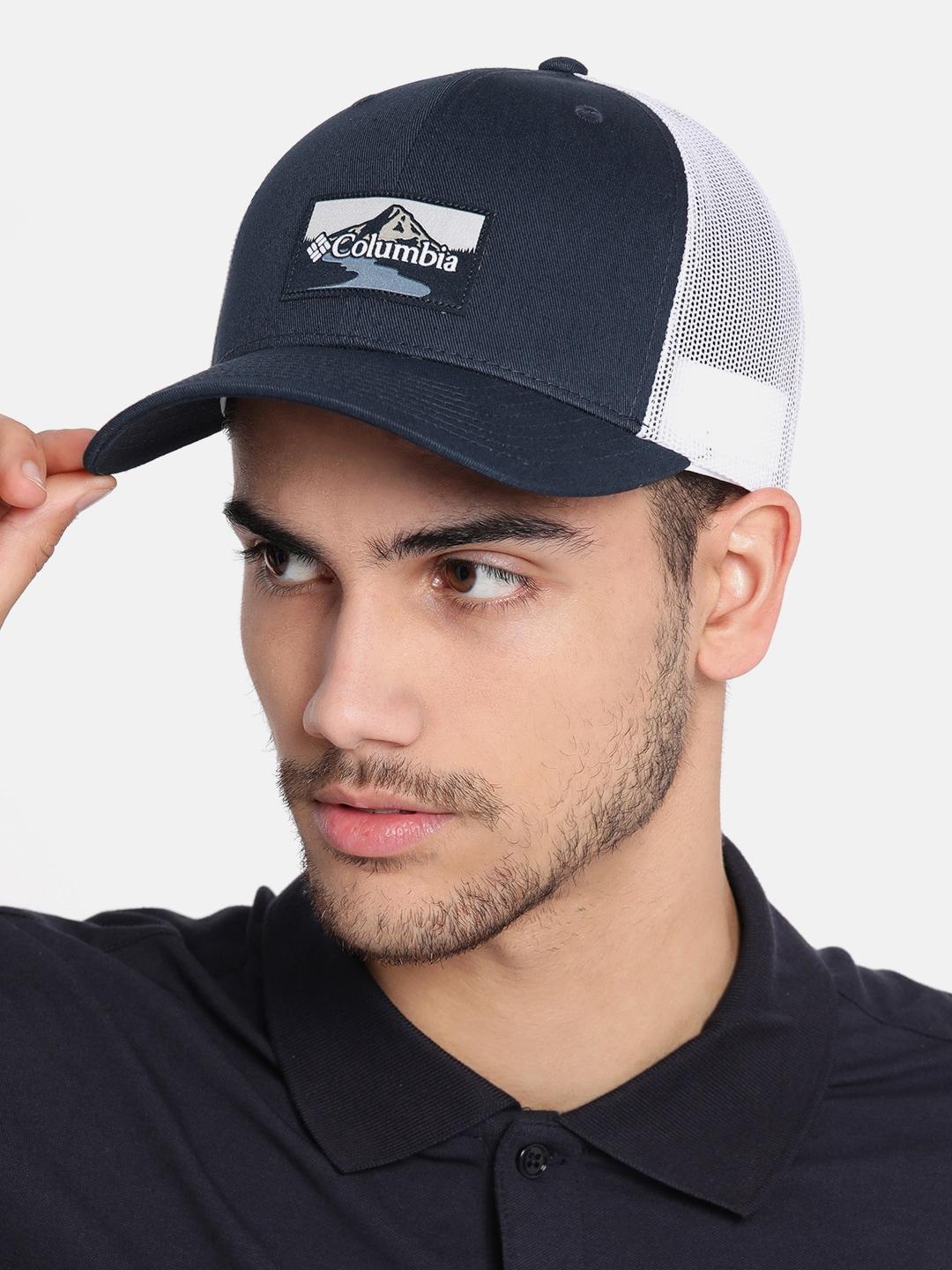 Columbia Unisex Blue Columbia Mesh Snap Back - High