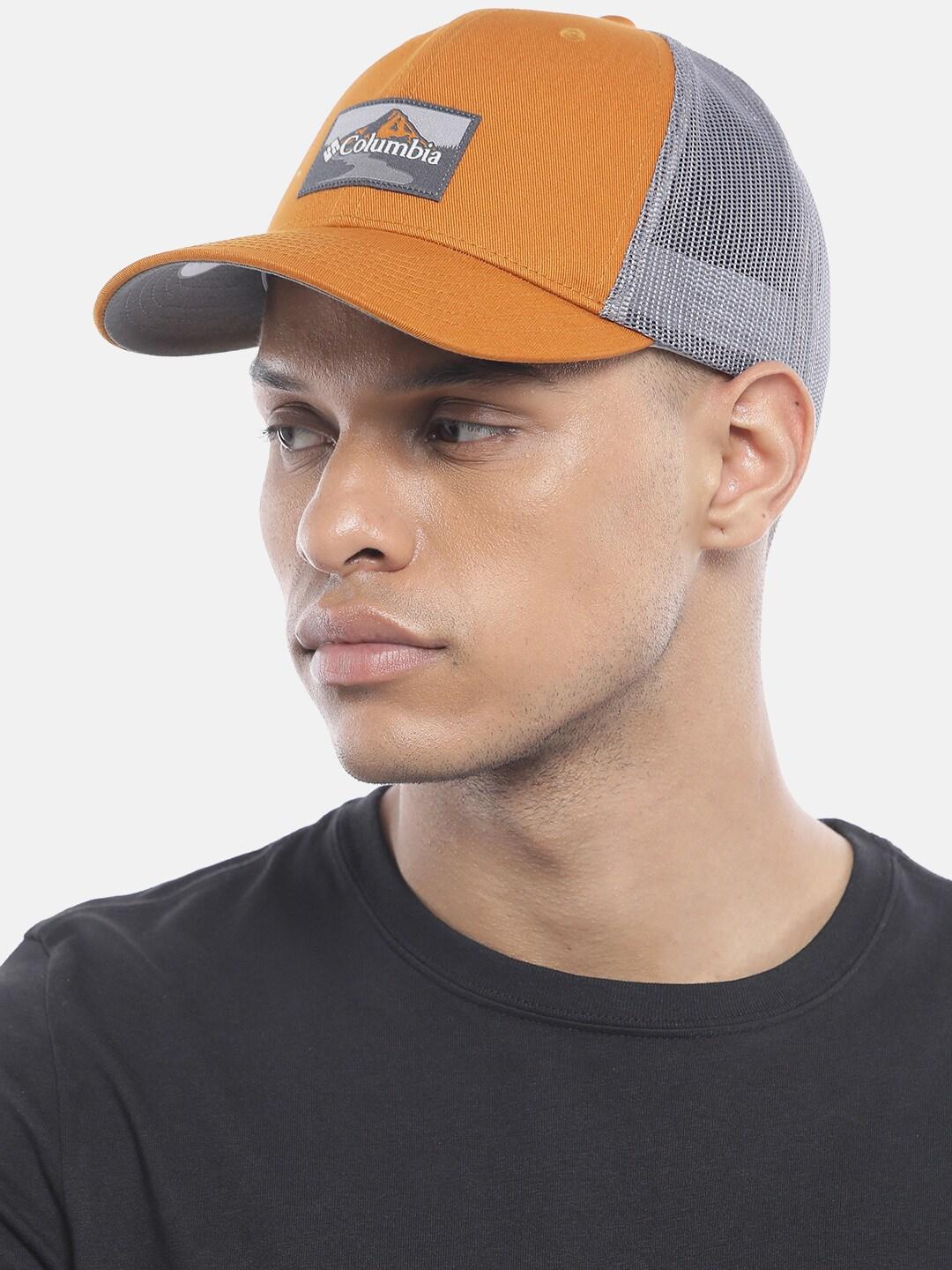 Columbia Unisex Orange Columbia Mesh Snap Back - High