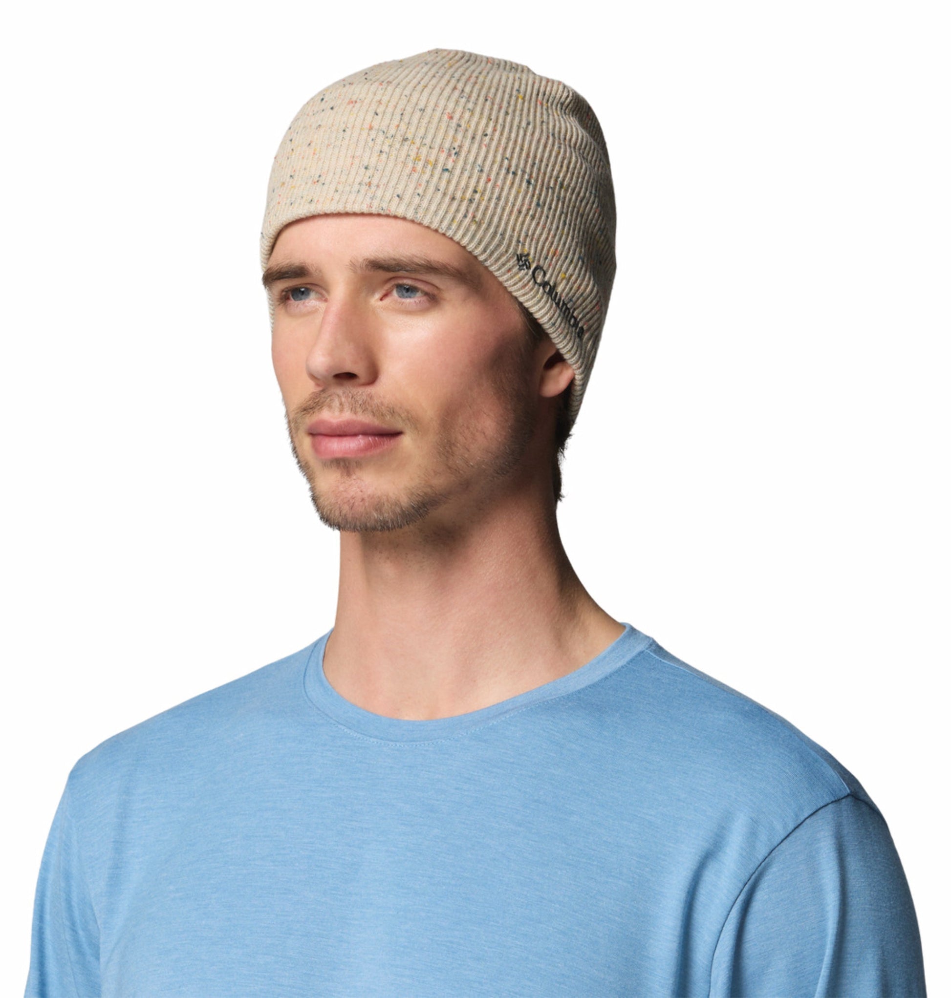 Columbia Unisex Beige Omni-Heat Reflective Bugaboo Beanie