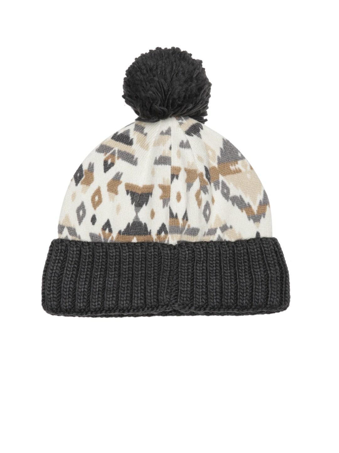 Columbia Unisex White Sweater Weather Pom Beanie