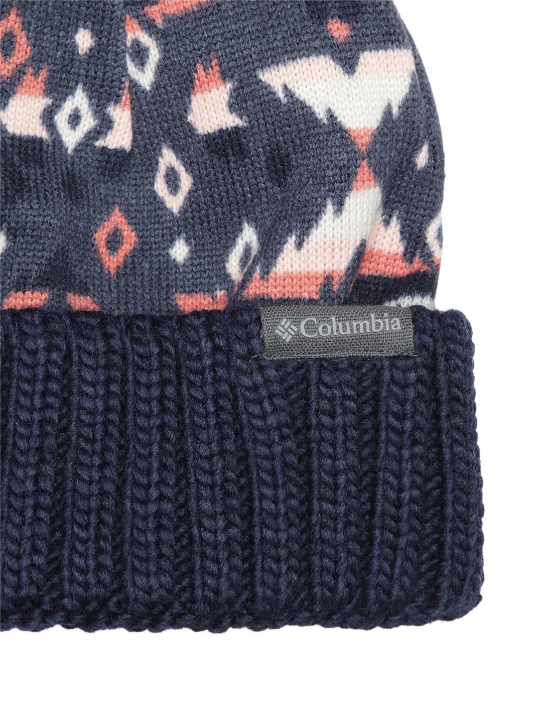 Columbia Unisex Navy Blue Sweater Weather Pom Beanie