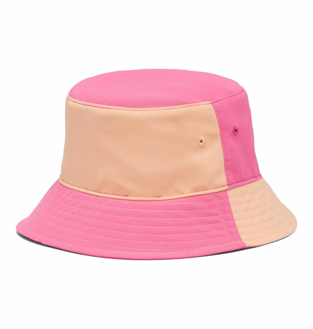 Columbia Kids Unisex Pink Columbia Youth Bucket Hat (Sun Protection)
