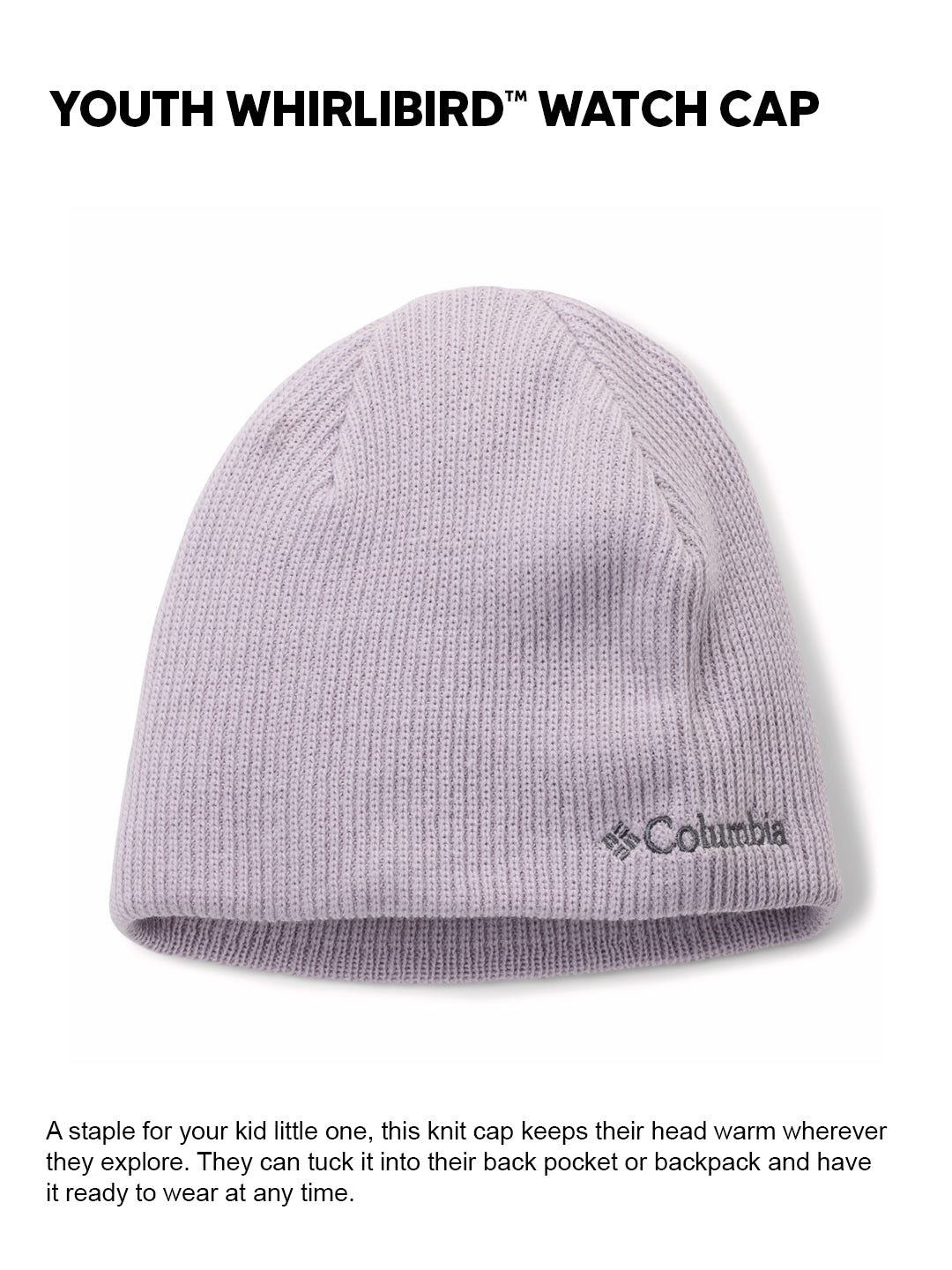 Columbia Kids Unisex Purple Whirlibird Watch Cap Beanie