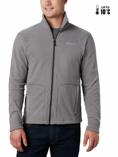 Columbia Men Grey Fast Trek Light Fleece Jacket