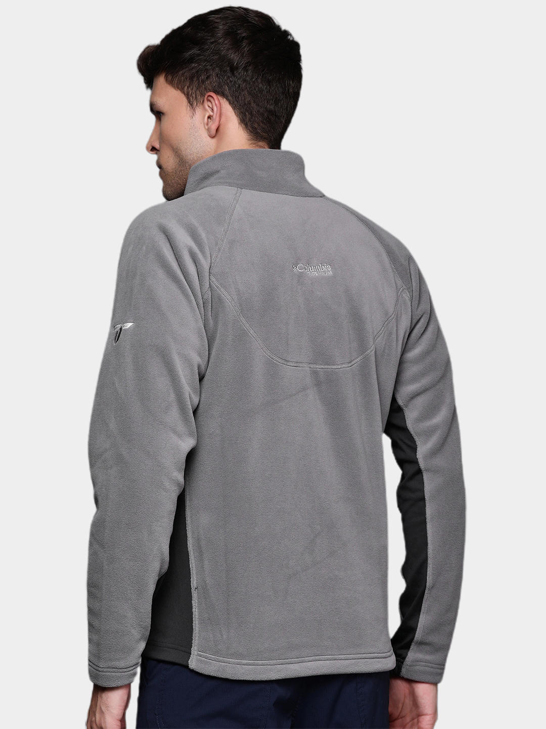 Columbia Men Grey Titan Pass 2.0 II Fleece Jacket