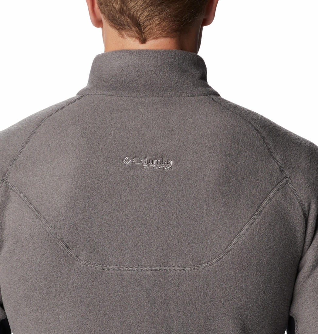 Columbia Men Grey Titan Pass 2.0 II Fleece Jacket