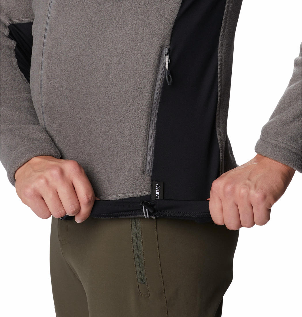 Columbia Men Grey Titan Pass 2.0 II Fleece Jacket