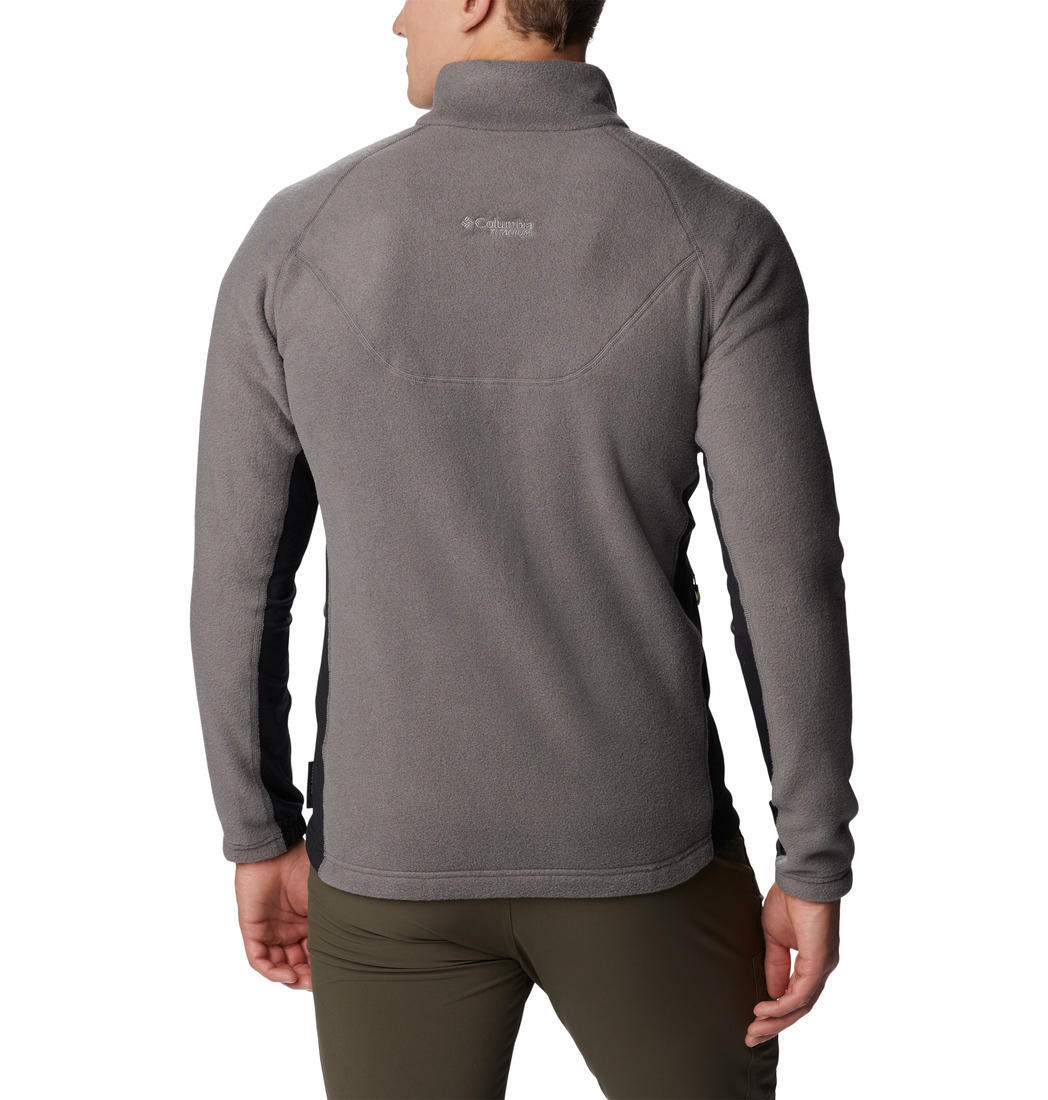 Columbia Men Grey Titan Pass 2.0 II Fleece Jacket