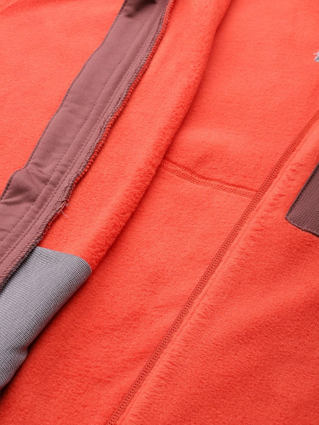 Columbia Men Orange Titan Pass 2.0 II Fleece Jacket