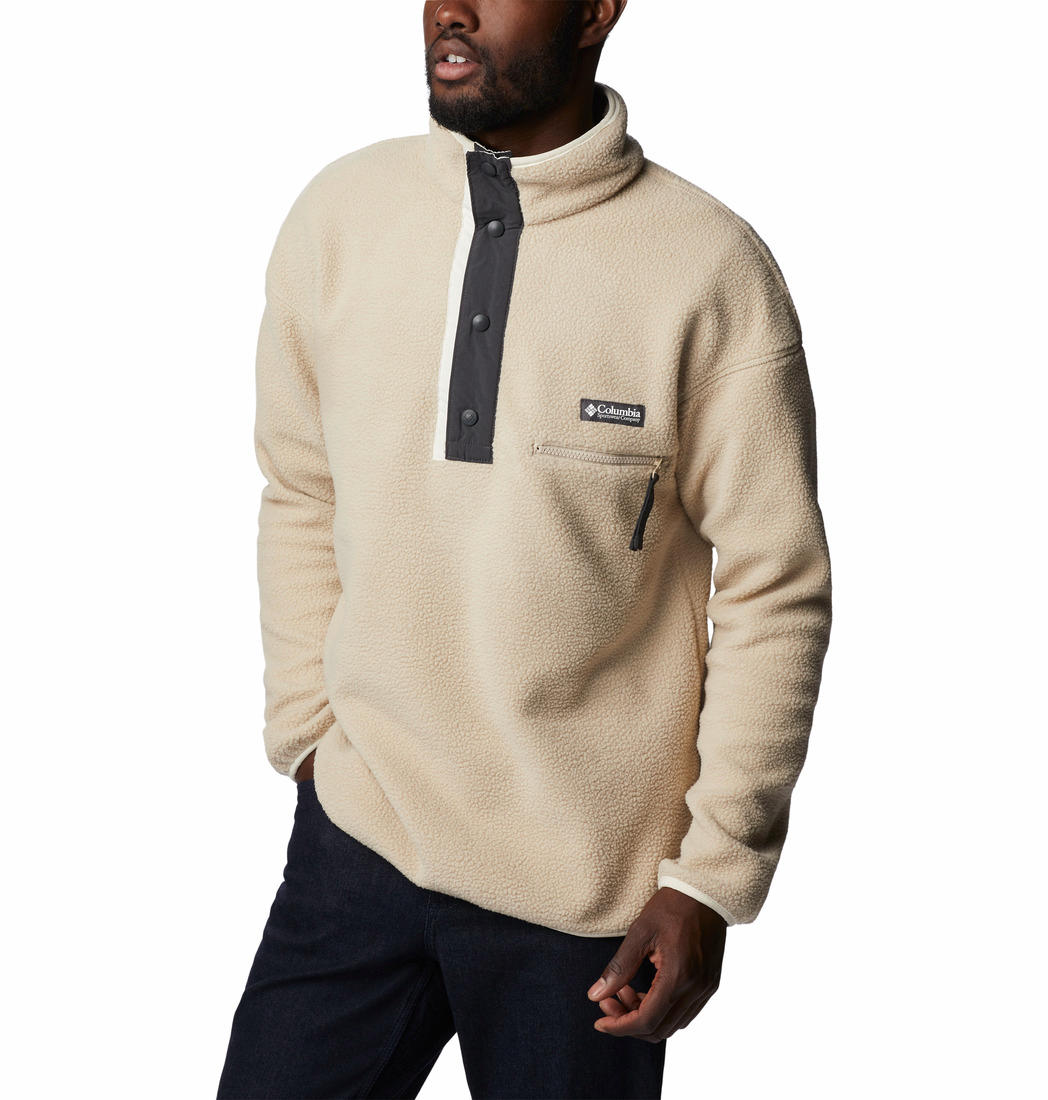 Columbia Men Brown Helvetia Half Snap Fleece