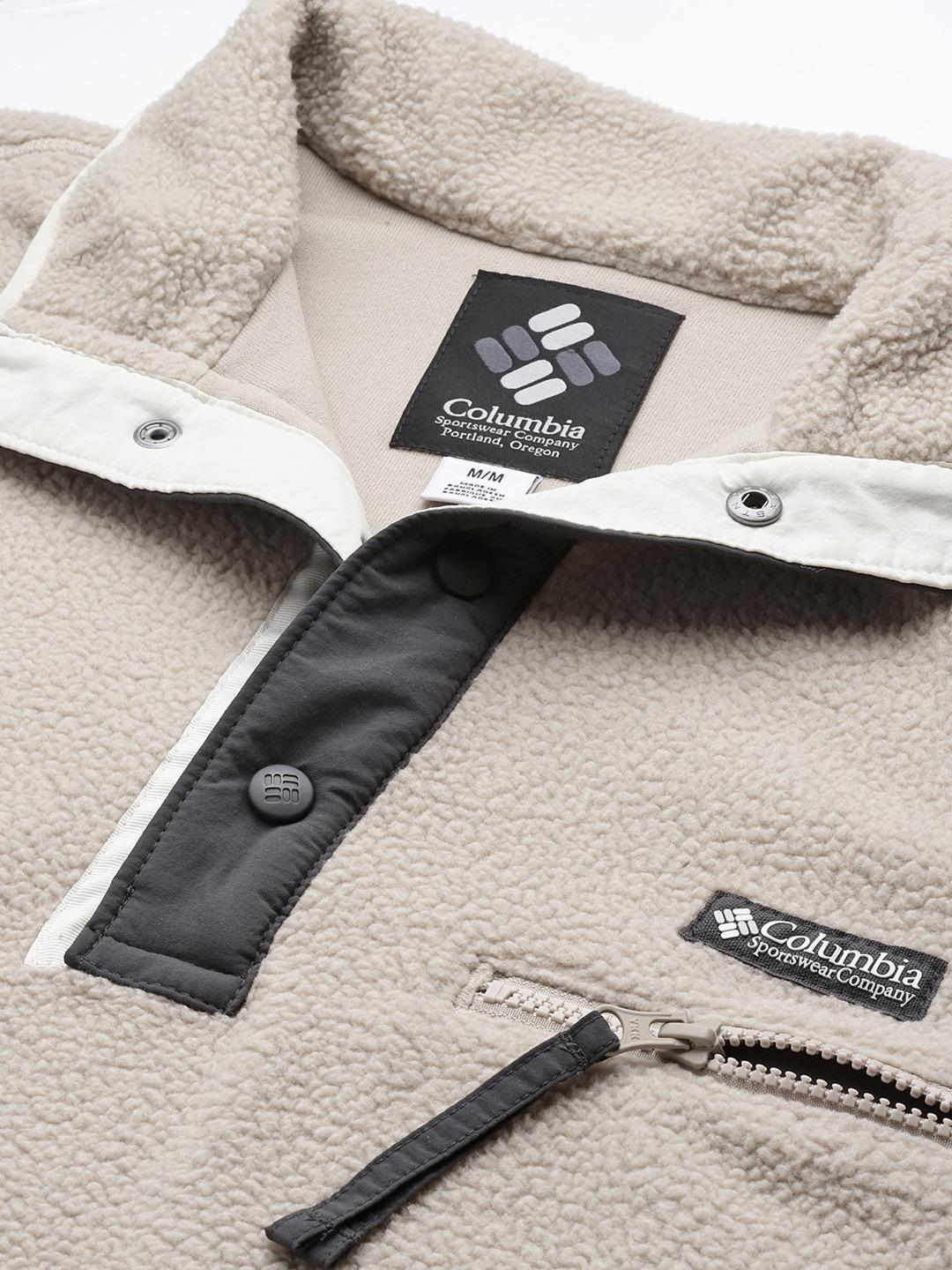 Columbia Men Brown Helvetia Half Snap Fleece