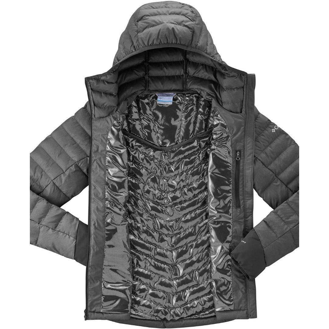 Columbia Women Grey Windgates Hooded Jacket