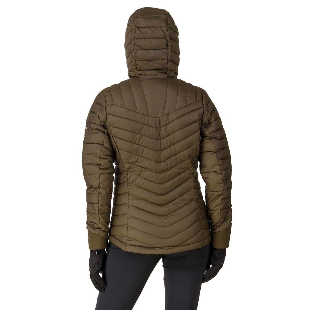 Columbia Women Olive Windgates Hooded Jacket