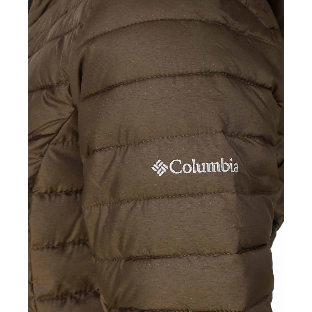 Columbia Women Olive Windgates Hooded Jacket