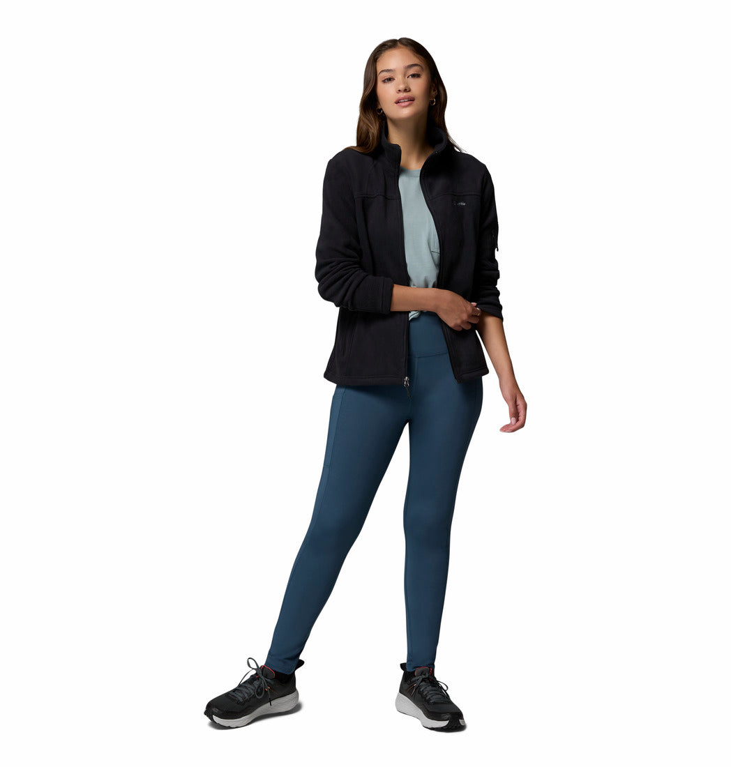 Columbia Women Black Fast Trek II Jacket (Plus Size)