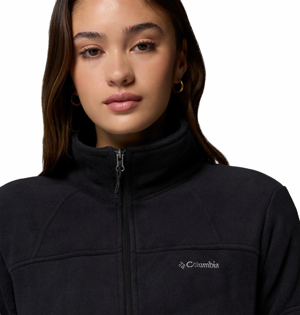 Columbia Women Black Fast Trek II Jacket (Plus Size)